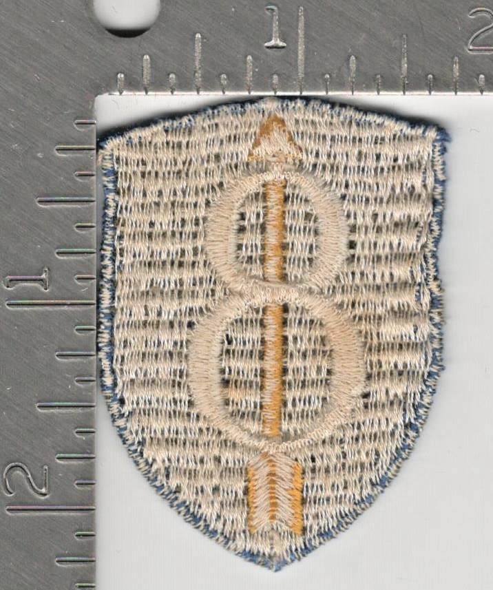 Variation #14 German Made US Army 8th Infantry Division Patch Inv# K0459