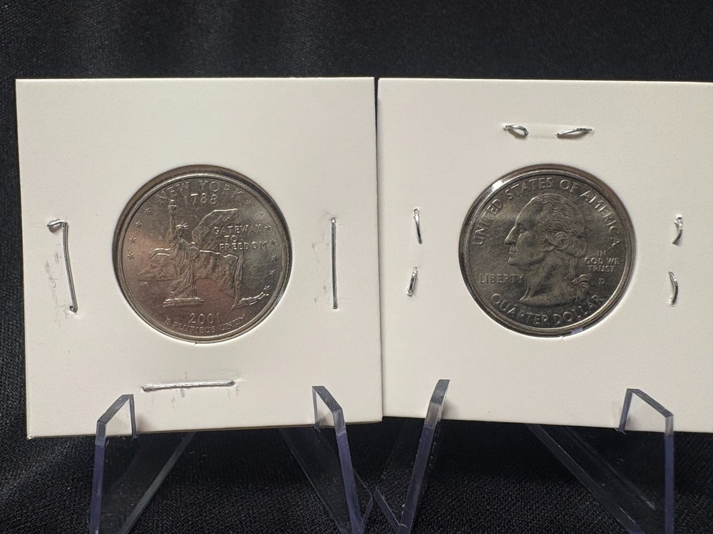 2001 D New York State Quarter