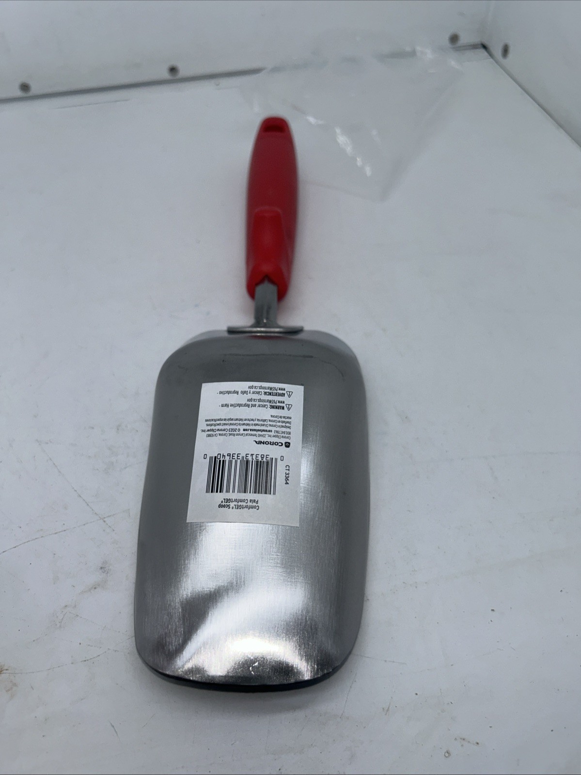Corona Comfortgel Premium Stainless Steel Scoop 13.25 in