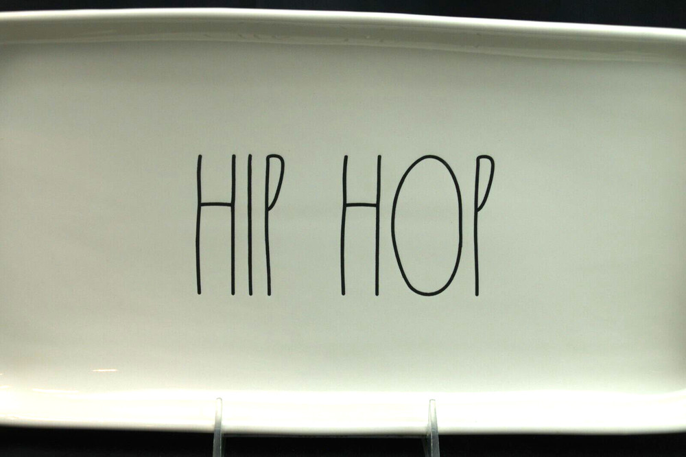 Rae Dunn Hip Hop Easter Platter Tray A