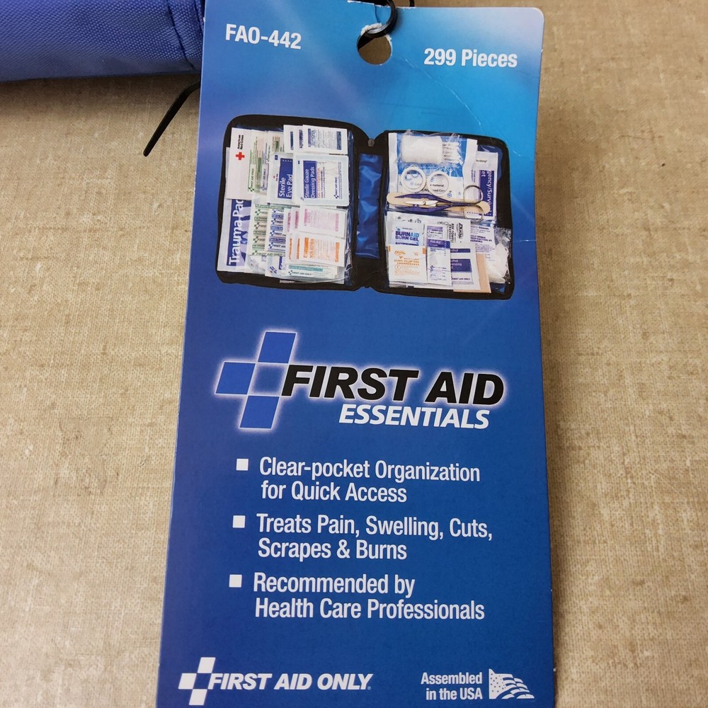 First Aid Only Essentials Kit 299 Pieces