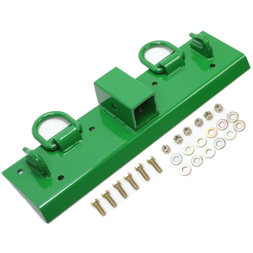 Bolt-on Grab Hooks D Rings 2" Receiver For John Deere Tractor Compact Tractor