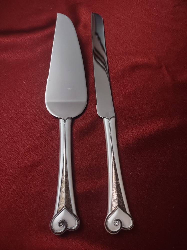 TR Stainless Steel Cake Knife and Serving Set