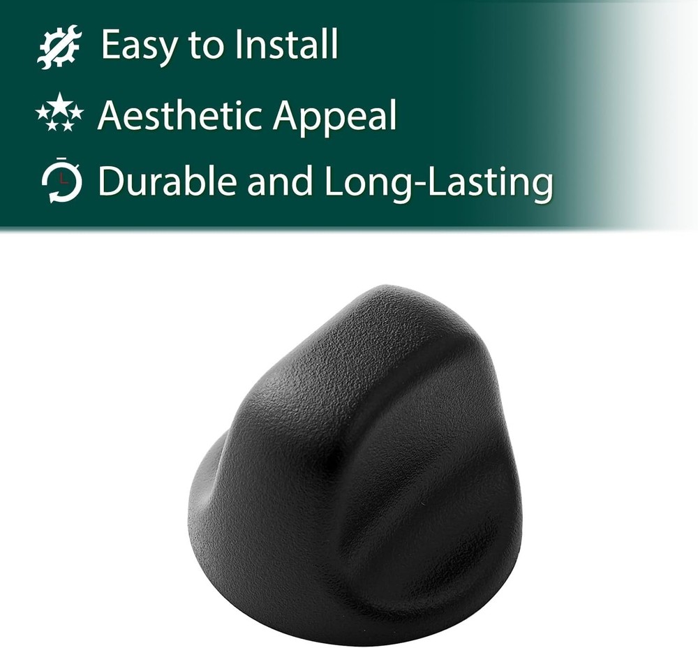 2-Pack S99360232 Range Hood Knobs Black Fits Broan Nutone Vent Fan Replacement