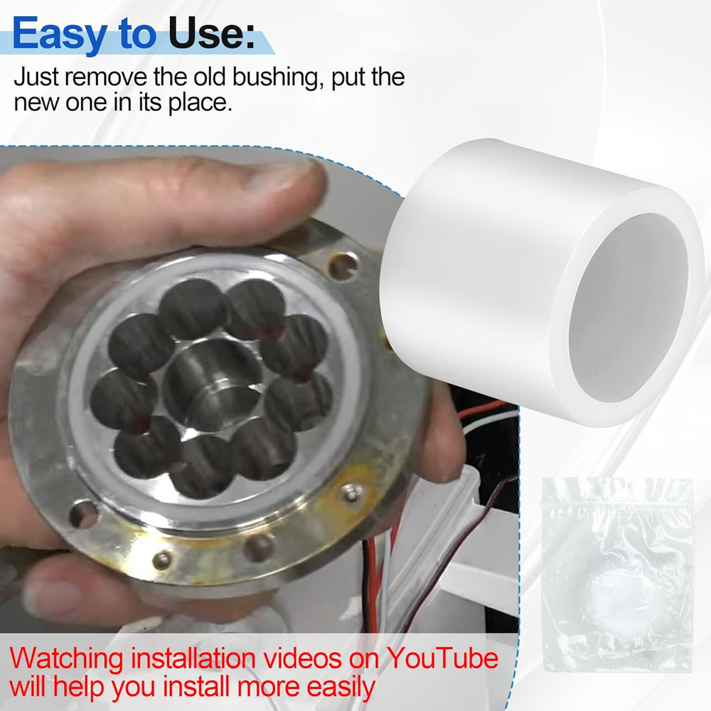 Ice Maker Auger Bushing for GE Opal Ice Maker Part Fix Both the Screeching/Grind