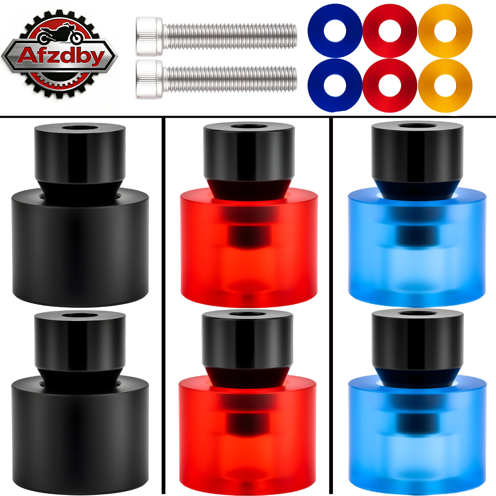 Crash Bar Slider End Replacement Kit For Harley Softail Touring Dyna Street Bob