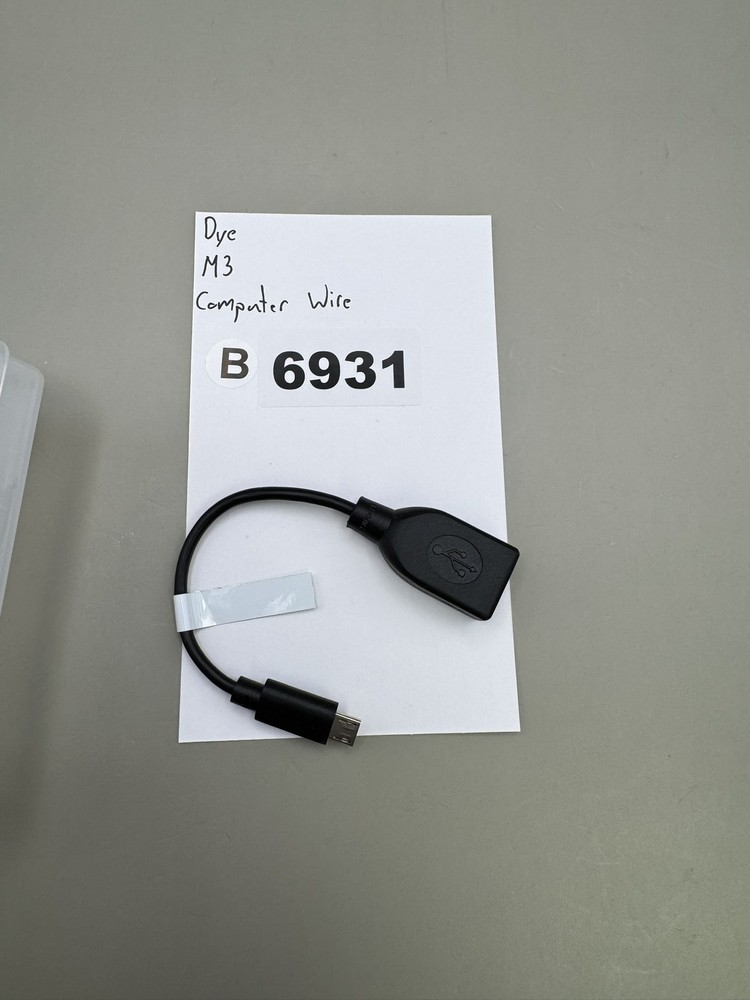 Dye M3 USB Computer Interface Cable Black