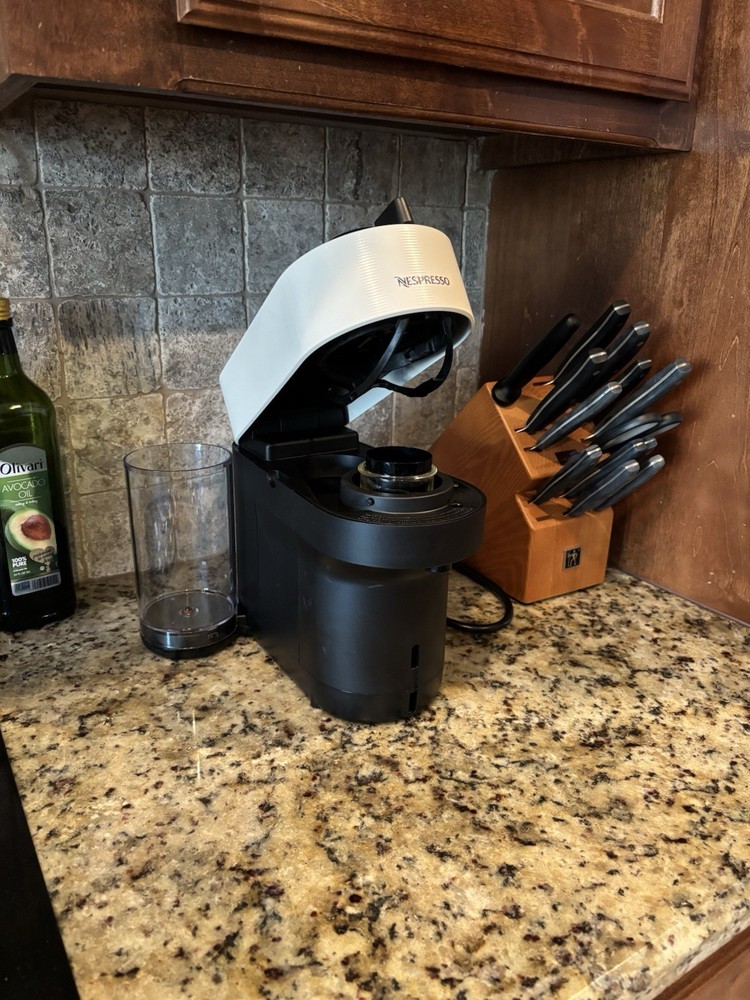Nespresso Vertuo Pop + Coffee Machine White Black Espresso