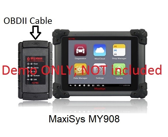 OBDII Cable Compatible with Autel MaxiSys MS905 MS908 & MY908 Wireless Interface