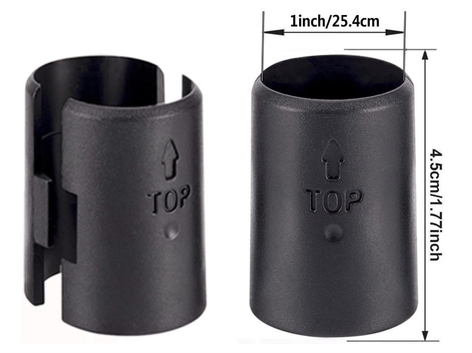 Wire Shelf Clips,54-Pack Wire Shelving Shelf Lock Clips for 1" Post Shelvings,27