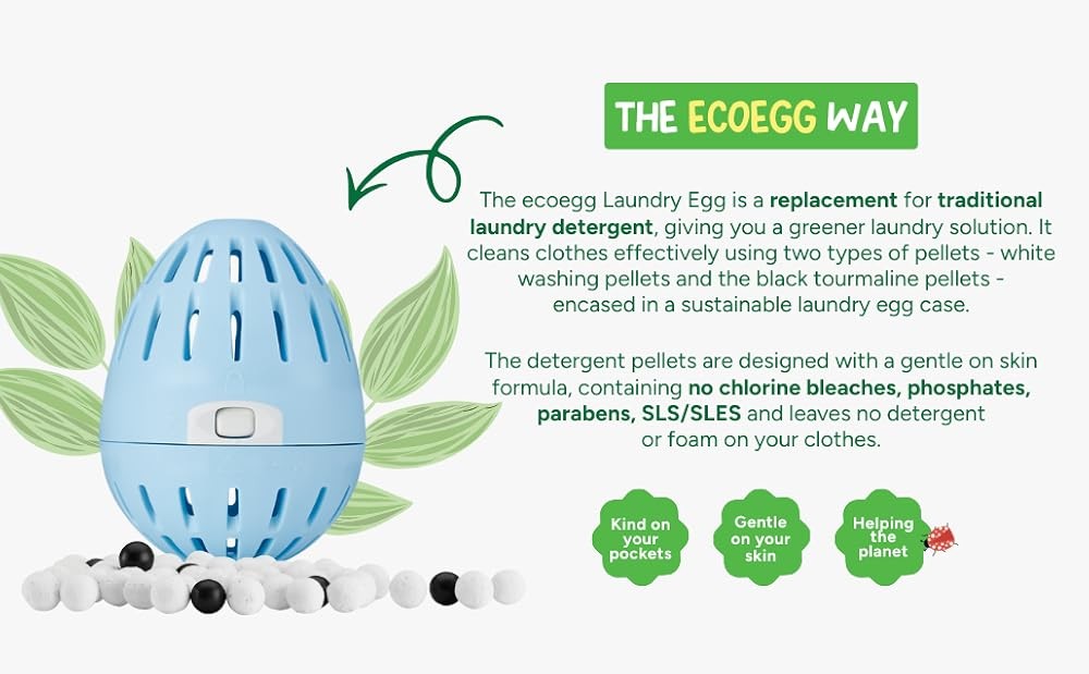 Laundry Egg | Deternt and Fabric Conditer Replacement | Non