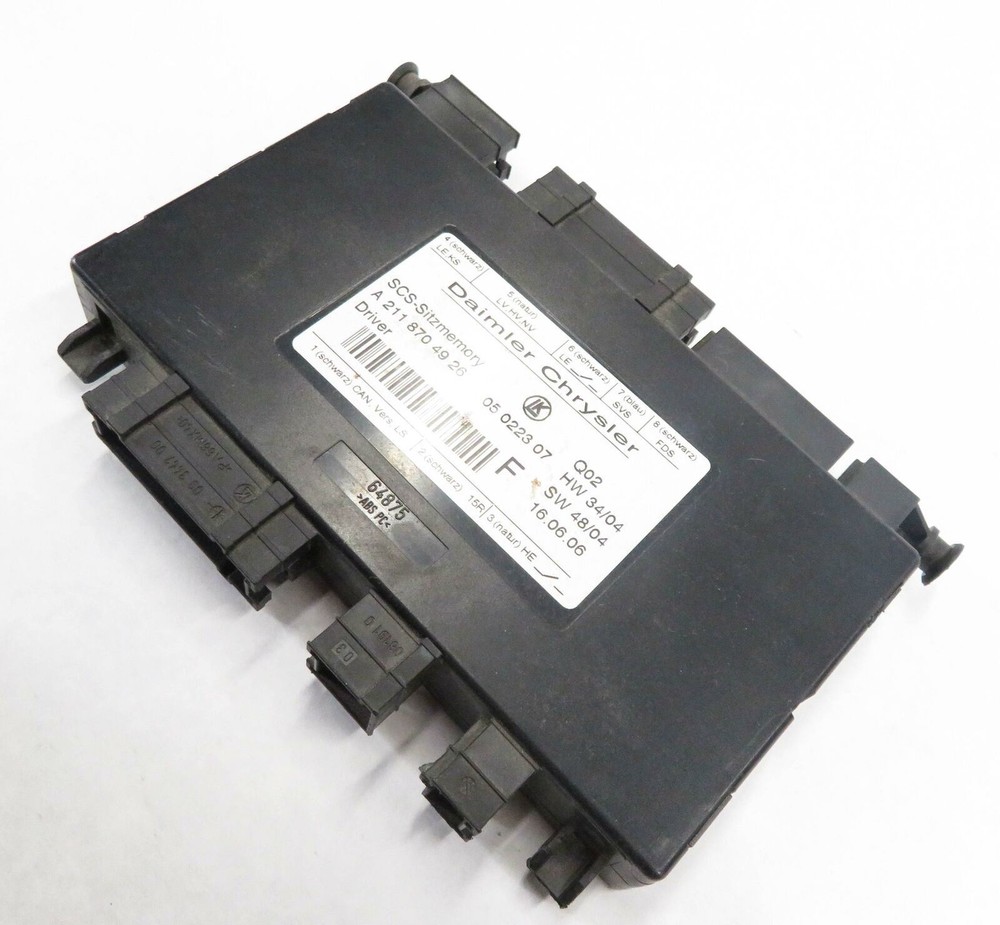 2007 MERCEDES GL450 (X164) LEFT FRONT DRIVER SEAT CONTROL MODULE COMPUTER