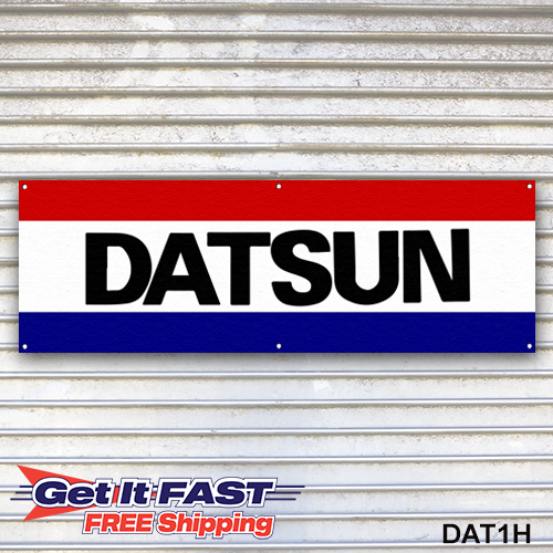 Datsun Banner Sign Wall Art