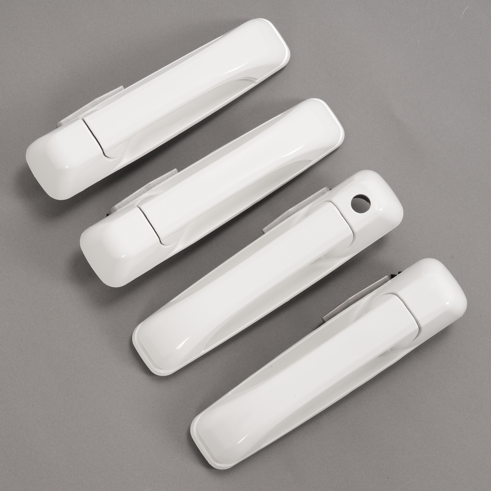 Fits DODGE RAM 1500 2009-2024/ RAM 2500 2011-2025 Outside Door Handle White 4Pcs