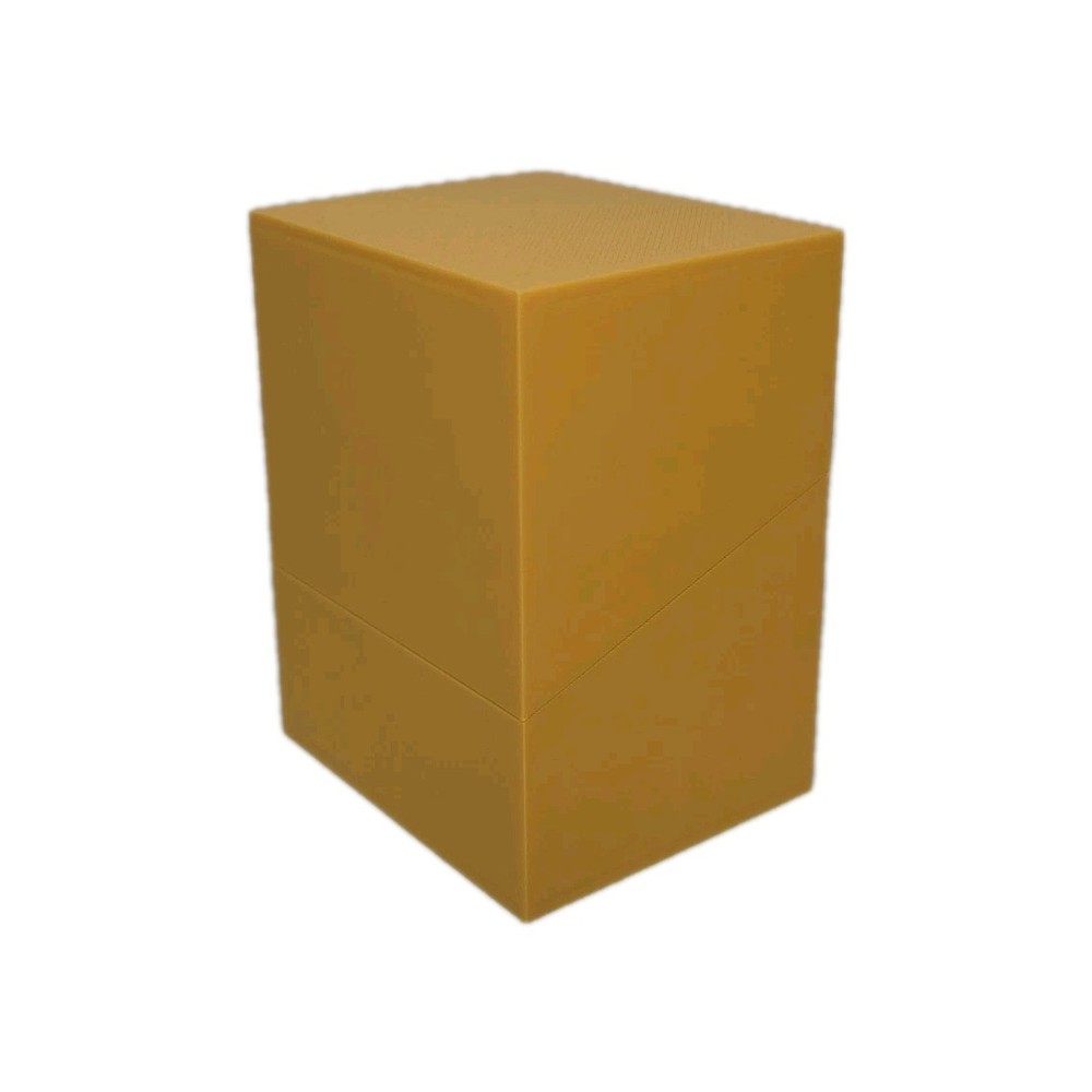 TCG Deck Box 100 Card Capacity - Gold