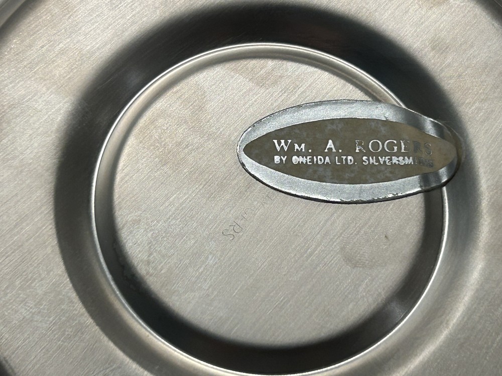 WMA Rogers Saucer Silverplate