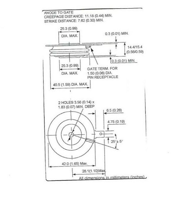 Replacement for SKT551/18E - SEMIKRON Thyristor Semiconductor SCR
