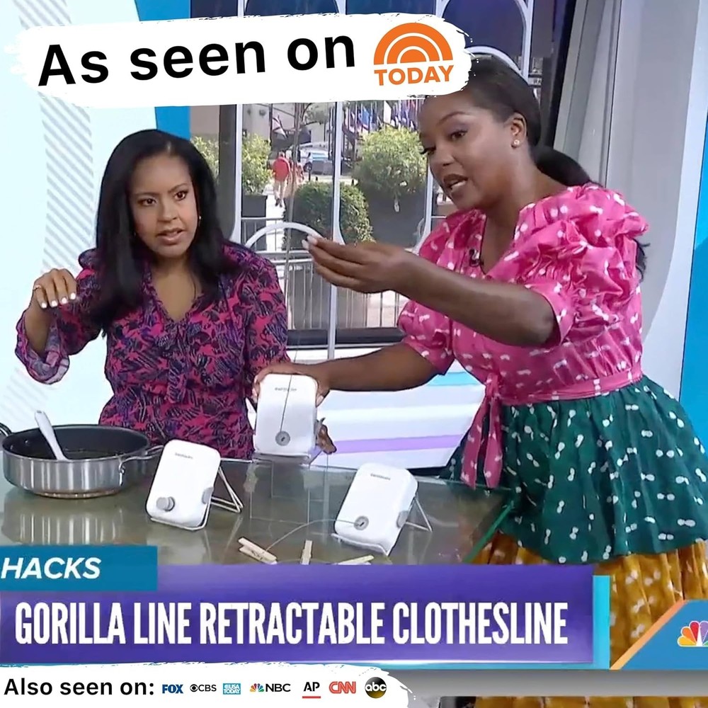Max Retractable Clothesline - Non-Sagging Drying Line