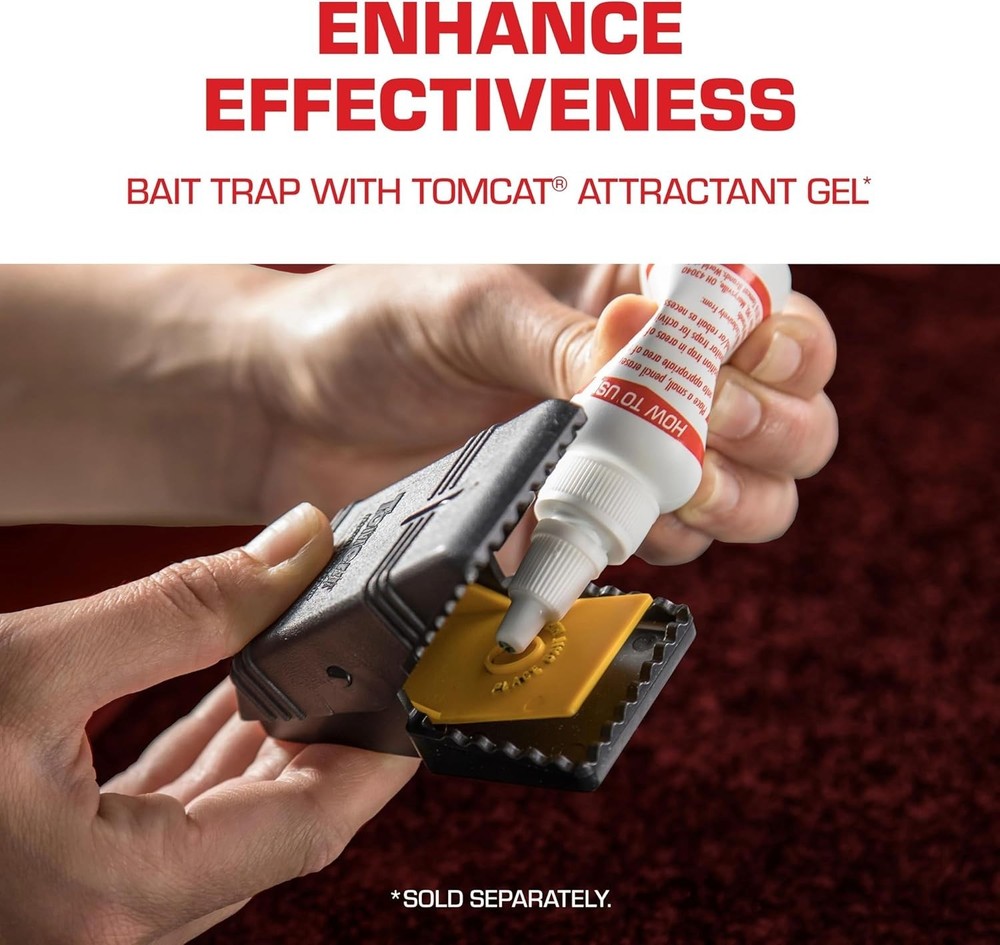 Mouse Snap Trap - Reusable Mouse Trap with No-Touch Disposal, Easy Set for In...