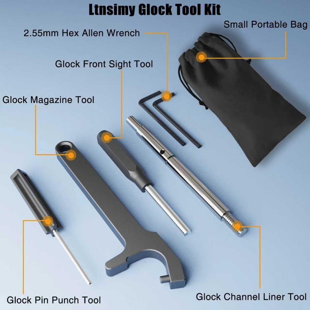 G-Lock Tool Kit with Storage Bag Front Sight Small Black