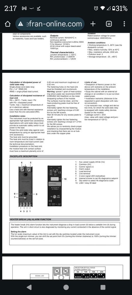 Gefran KITGD-T82 SSR