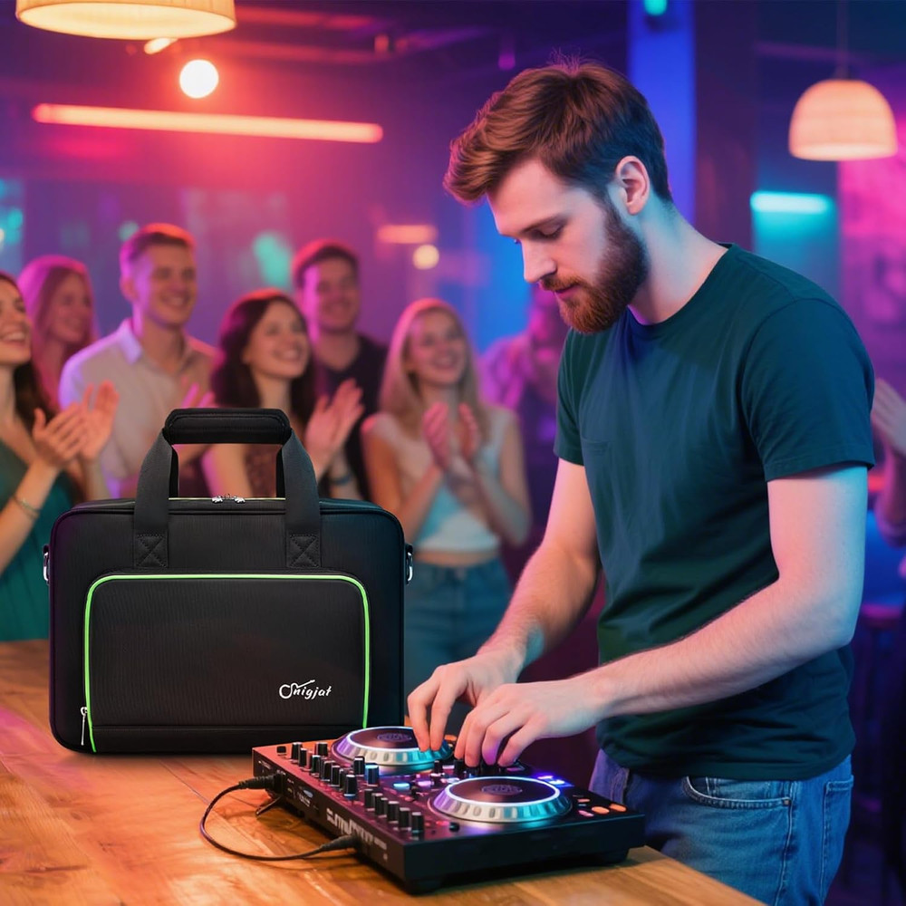 DJ Controller Case Compatible for Hercules Djcontrol Inpulse 200 MK2/ 200, Padde