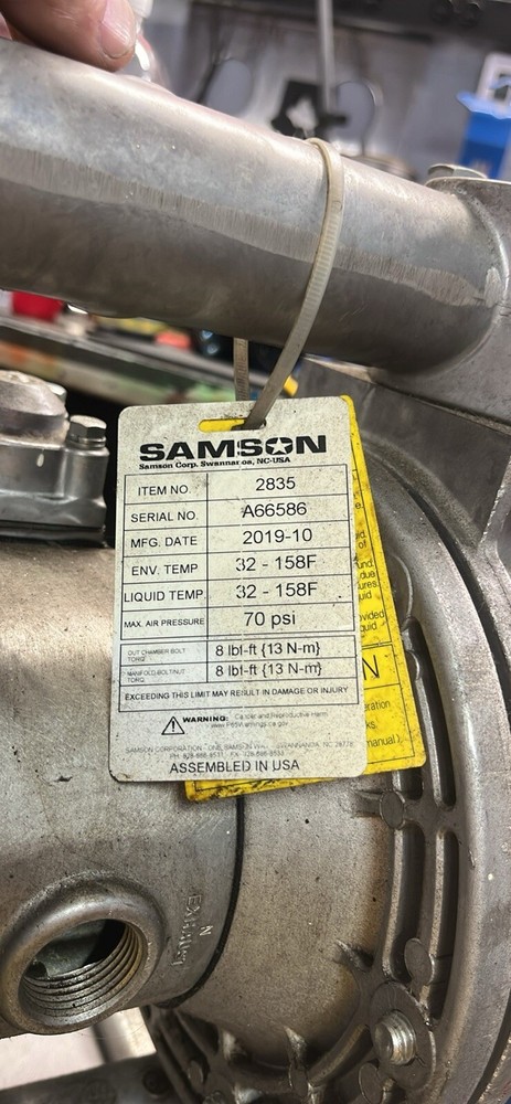 Samson 2835 Waste Fluid Pump