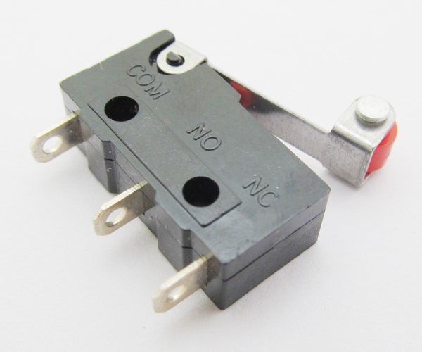 100pcs MINI Micro Roller Lever Switch Normal Open/Close 5A