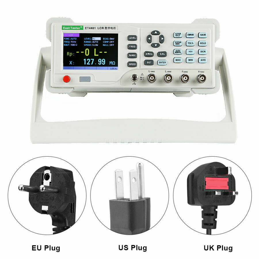 Digital Bridge LCR Tester Impedance Electrolytic Capacitance Measurement Meter