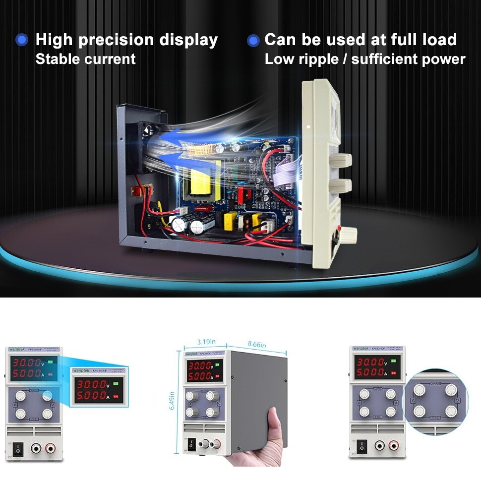 30V 60V 120V 3A 5A 10A Lab adjustable DC Power Supply Variable DC Power Source