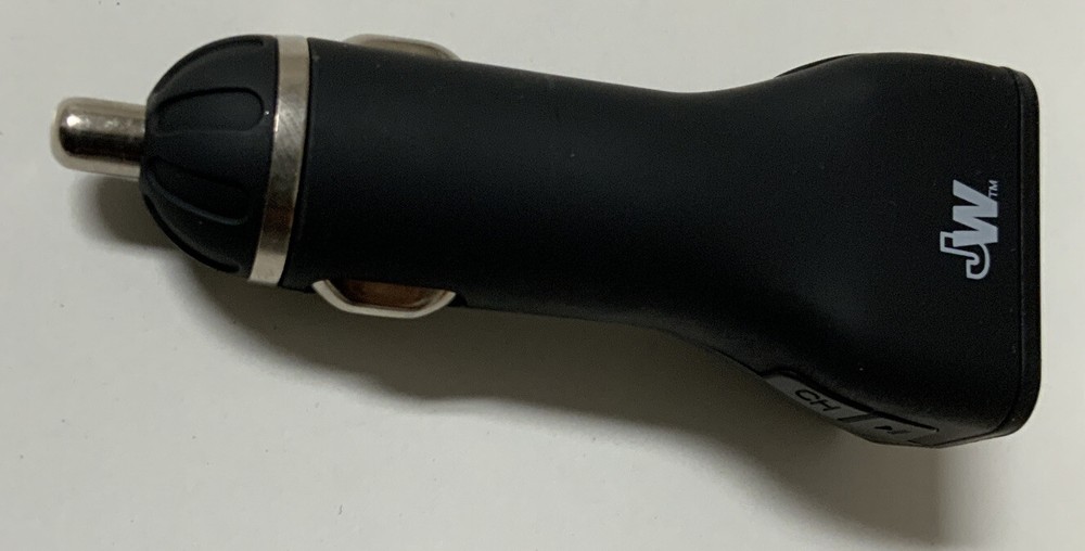 📡 Just Wireless FM 2-Port USB Car Charger - Black 👉TRANSMITTER ONLY👈