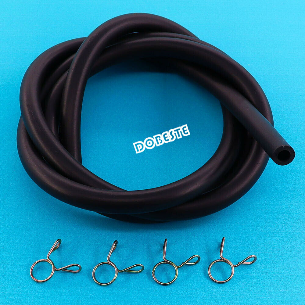 Yamaha ATV Motorcycle Carb 3ft Rubber Fuel Line Hose Clamp