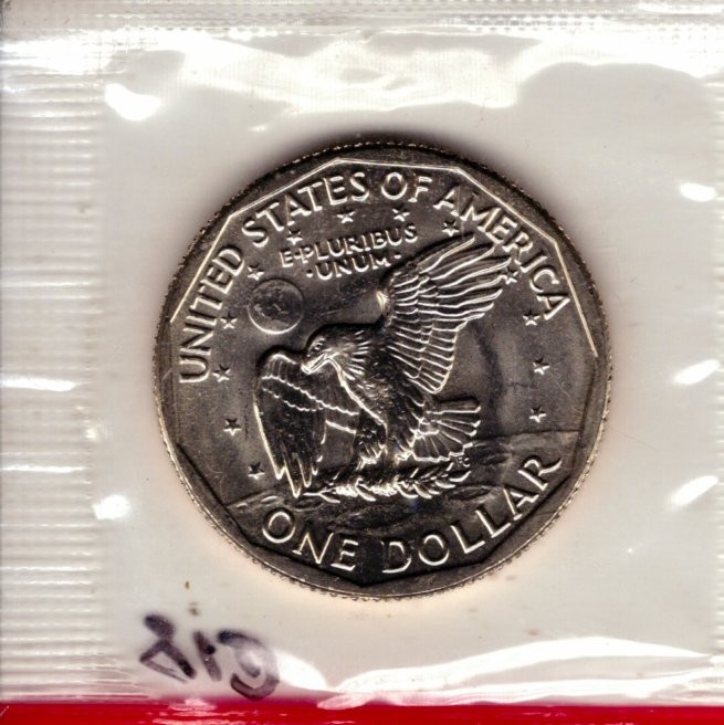 1981-D Susan B Anthony Dollar - Uncirculated SBA - Mint Cello