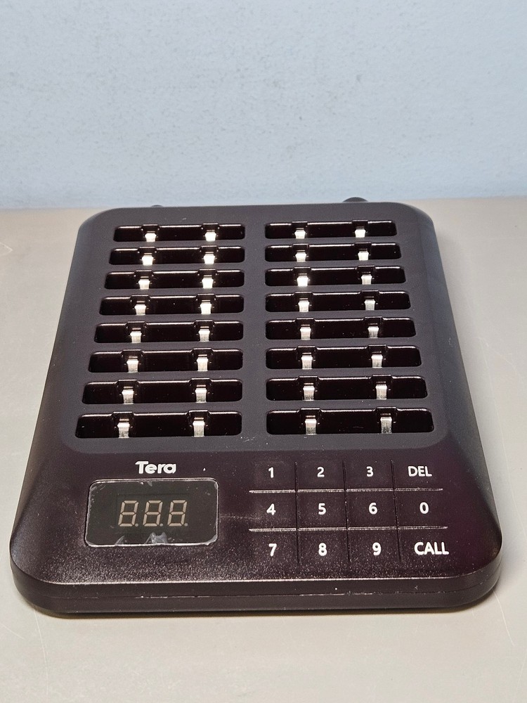 Tera Wireless Calling System - 16 Rechargeable Restaurant Pagers - New in Box!