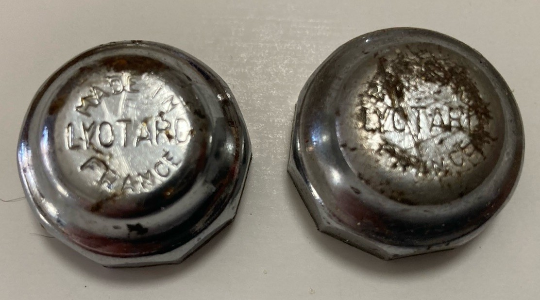 Vintage Leotard Pedal Dust Caps- Pair