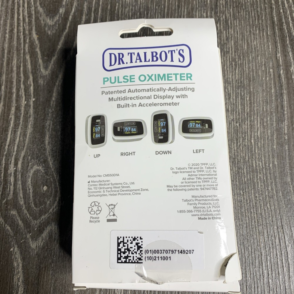 Dr. Talbot's Pulse Oximeter | Open Box