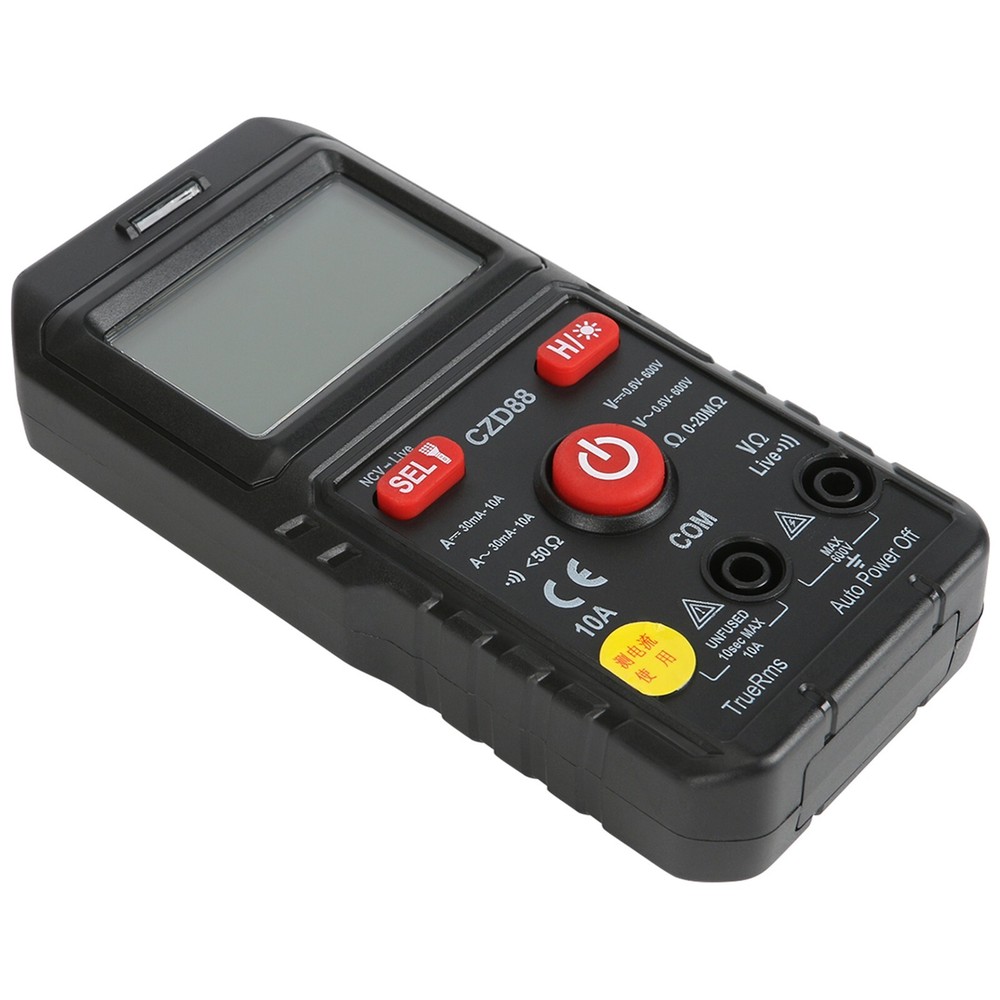 Digital LCD Multimeter Ammeter AC DC Voltage Ohmmeter Tester Meter Auto RangeOpe