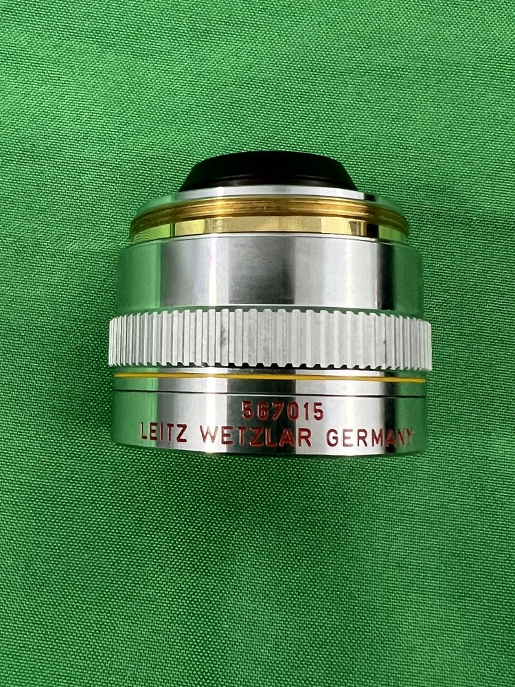 Leitz Wetzlar Germany PL FLUOTAR 10 X / 0.25 D Microscope Objective Part 567015