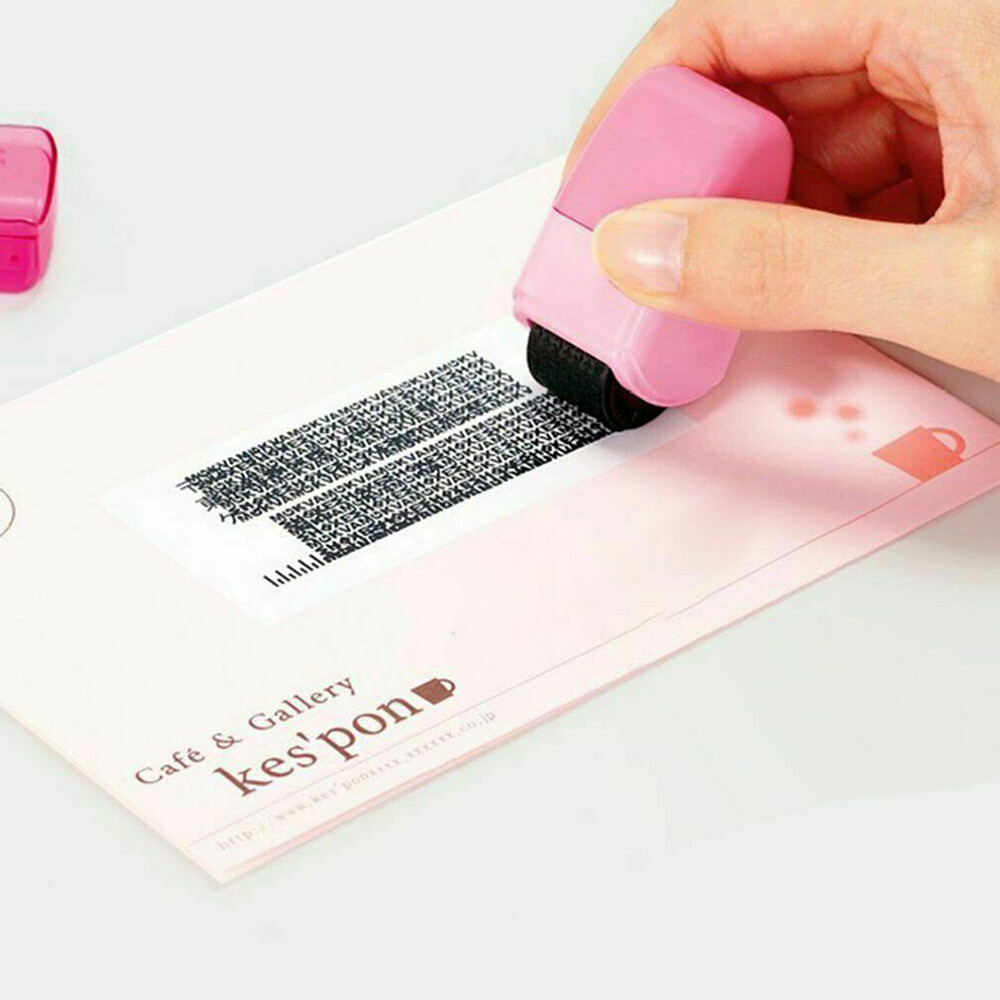 Identity Protection Privacy Roller Stamp Confidential Data Guard Your ID Tool