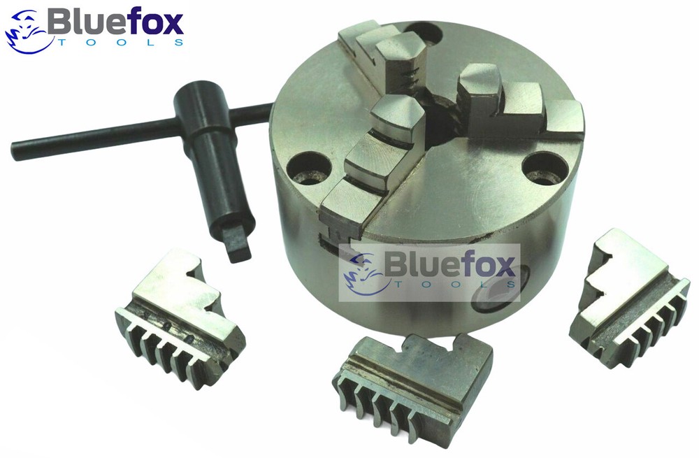 6" HORIZONTAL & VERTICAL ROTARY TABLE w. adapter & 3-jaw chuck