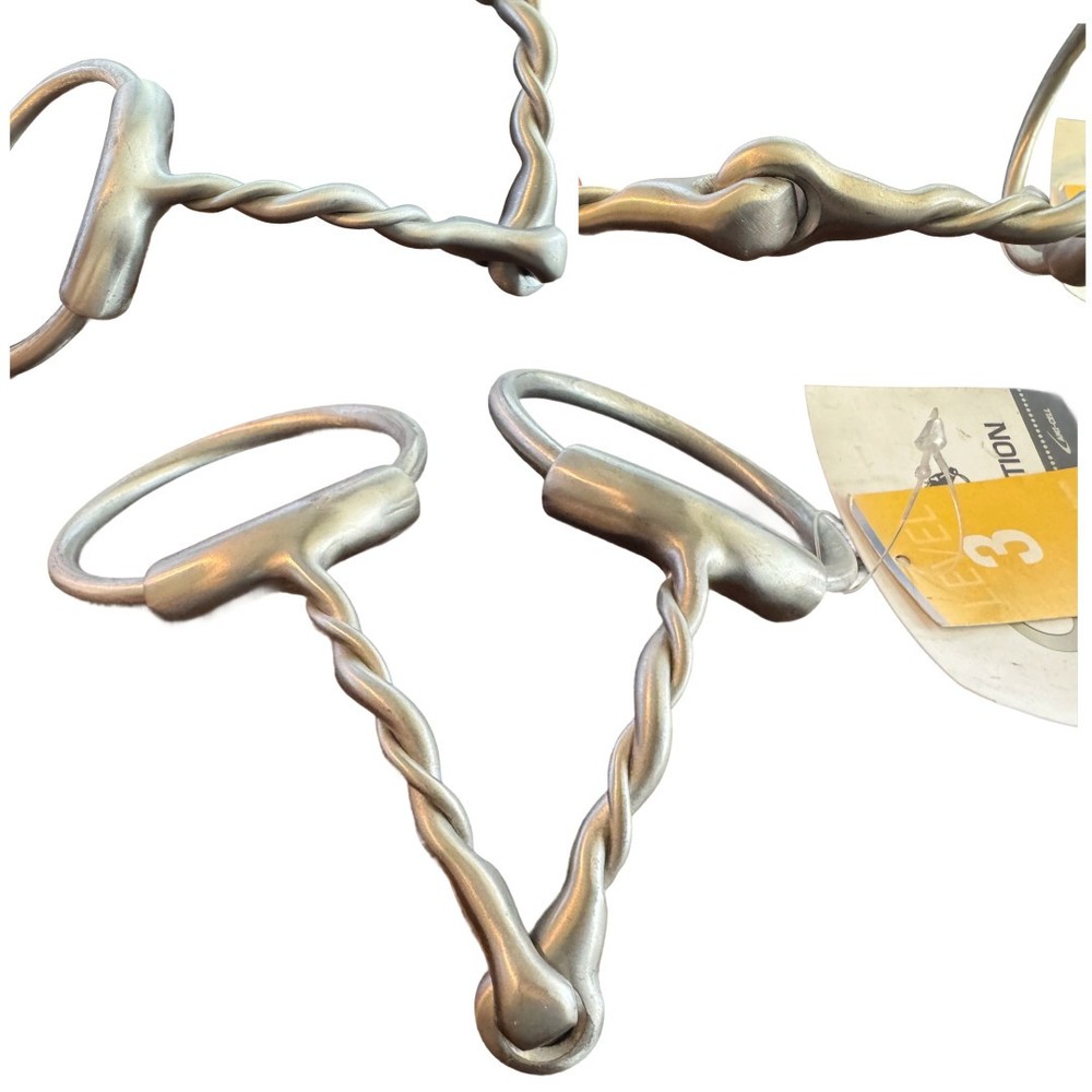 FG Reining Collection – Level 3 Twisted Snaffle Loose Ring Bit