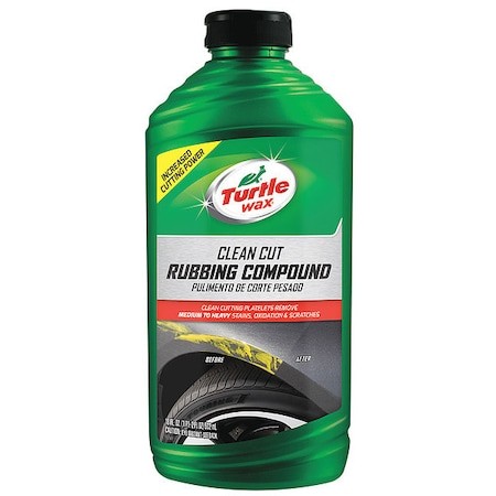 Turtle Wax T415 Rubbing Compound, 18 Oz., Plastic Bottle