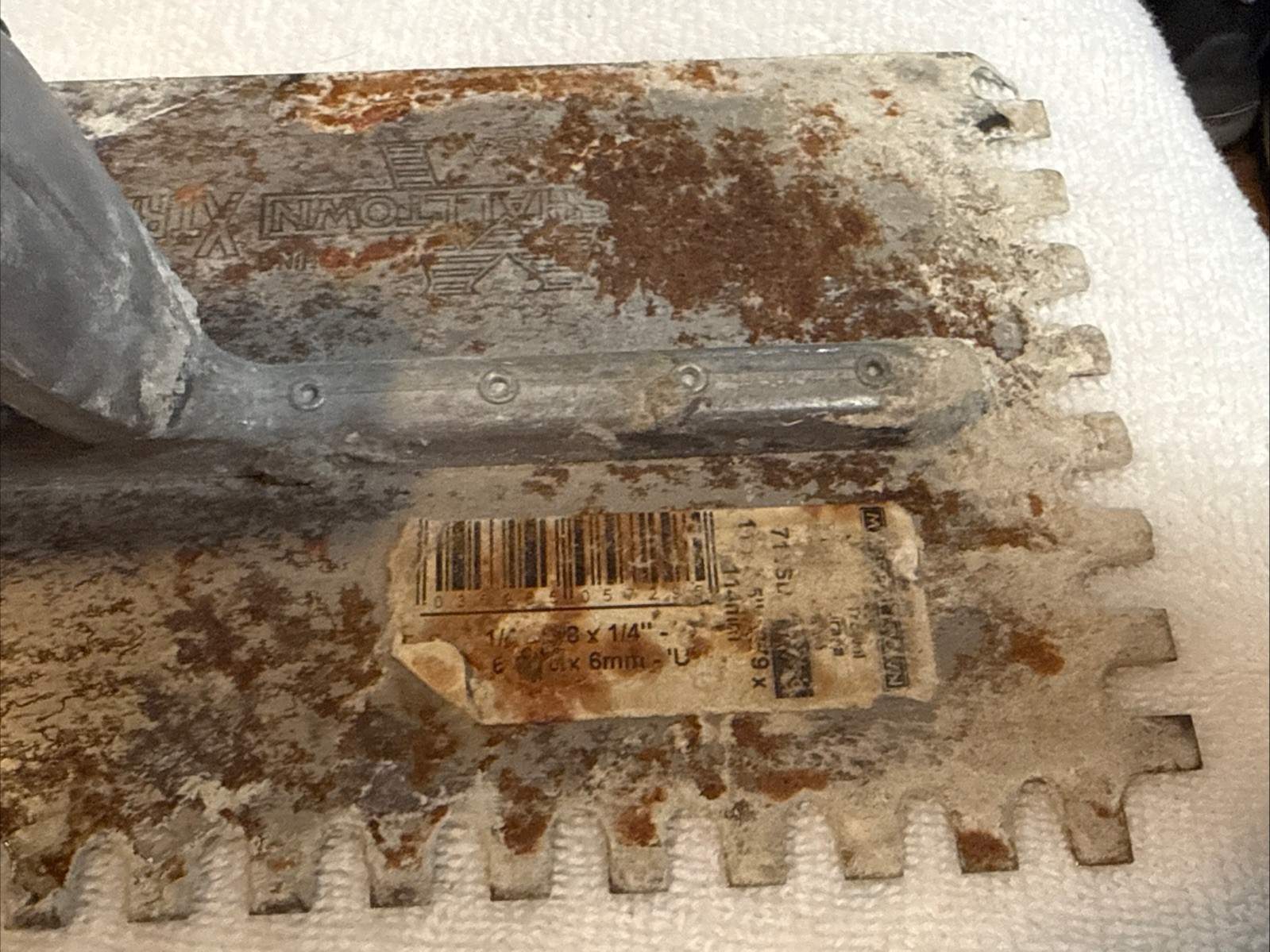 X5 Marshalltown Notched Trowels with Durasoft Handle & Different sizes