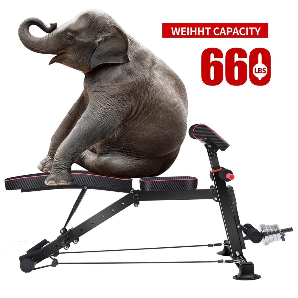 Adjustable Weight Bench - Utility workout Benches for Exercise, Free Installa...