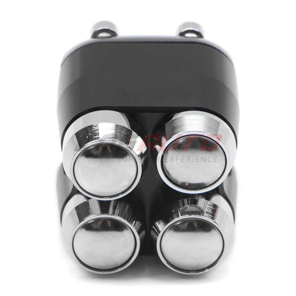 Universal 25MM 4-Button Motorcycle Handlebar Switch Control Start Horn Button