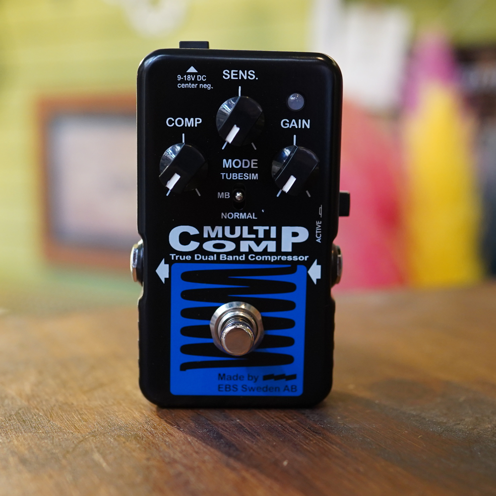 EBS MultiComp BlueLabel base effects compressor Brand New Ship from Japan