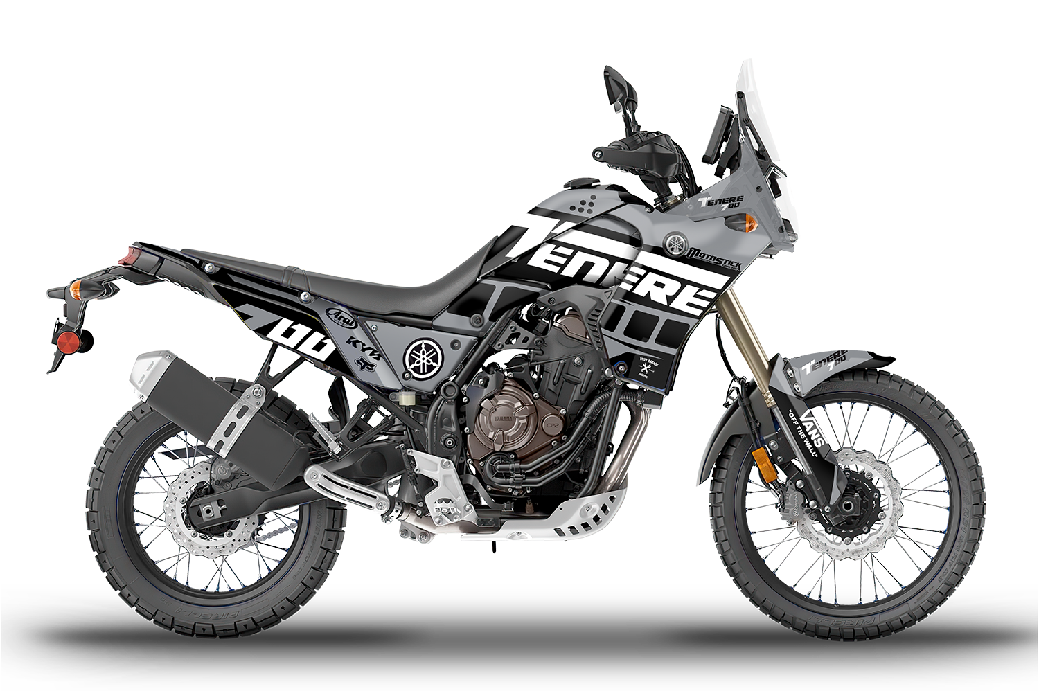 YAMAHA TENERE 700 Graphic Decal kit -2018 2019 2020 2021 2022 2023