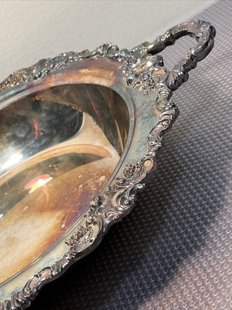 Baroque By Wallace 744 Serving Dish Bowl With Lid