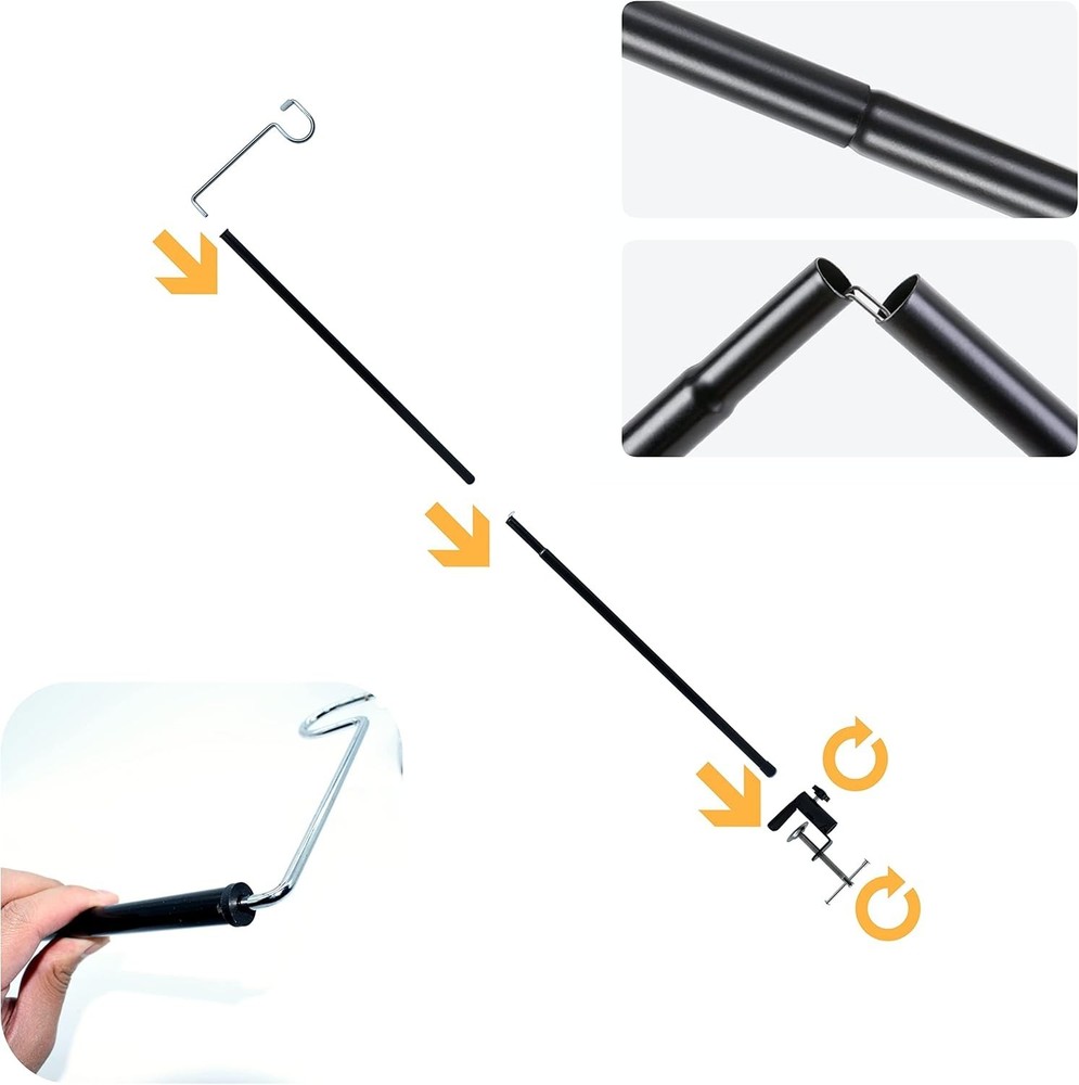 Compact Alloy Steel Motor Stand with Robust Clamping & Swing Functionality