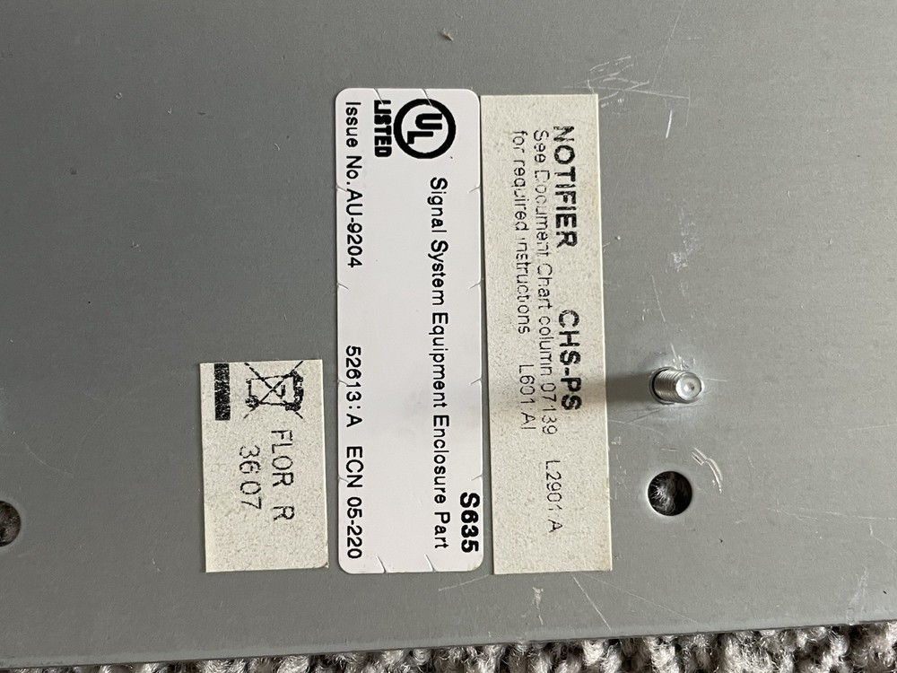 Notifier XPIQ-PS Power Supply